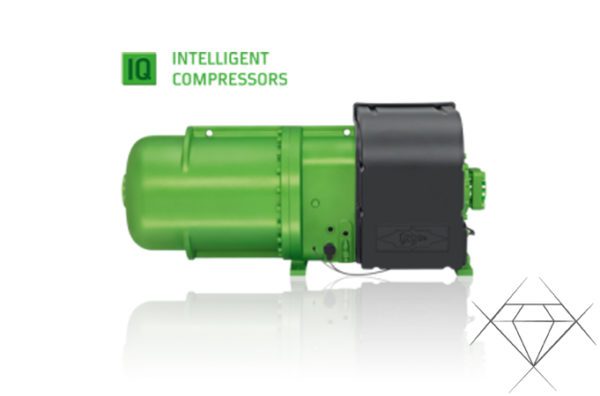 Bitzer CSVW CSVH frequency controlled semi hermetic compact screw compressor for sale online UK