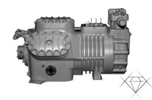 remanufactured bitzer semi hermetic reciprocating piston compressor for sale 6 cylinder, remanufactured compressor
